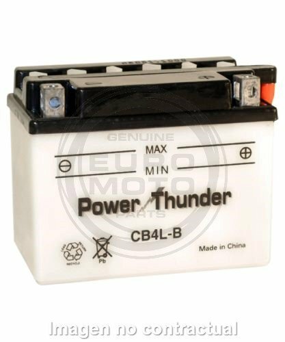 Batterie Scooter 12V 4Ah YB4LB / CB4LB - Pour Honda Scoopy 50, Hyosung Avanti, Piaggio NRG