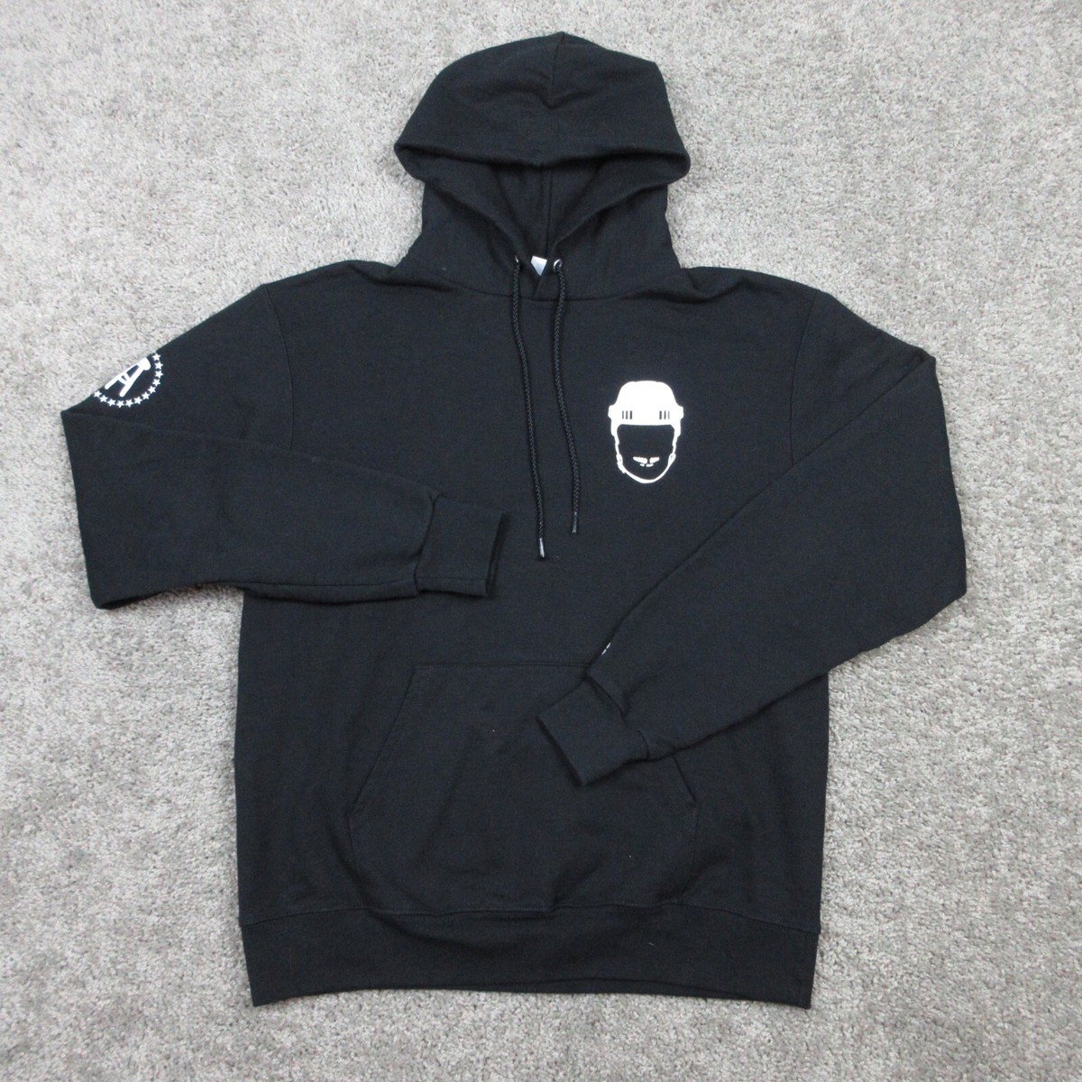 Barstool Sports Sweater Mens Medium Black Spittin Chiclets Hoodie