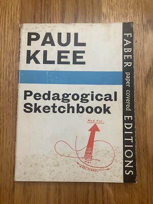 Pedagogical Sketchbook by Paul Klee * Bauhaus Design Paperback Art Book
