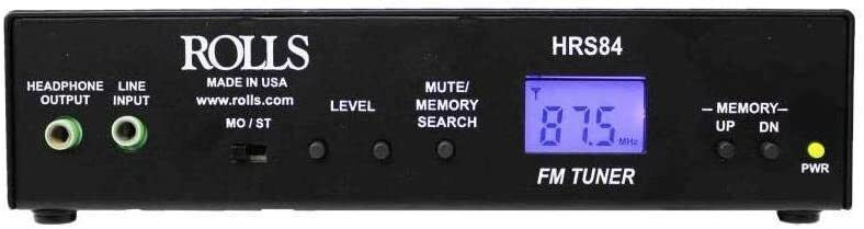Rolls HRS84 Corded Electric FM Digital Tuner with XLR Outputs