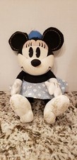 Hallmark Disney Minnie Mouse Plush w/ Blue White Skirt Hat