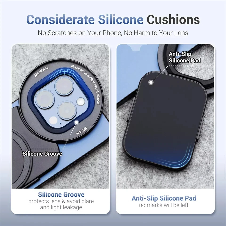Magnetic 67mm Lens Filter Adapter Mount Kit for iPhone 15 14 Pro Max Magsafe - Image 4 of 4
