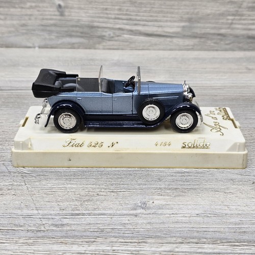 Age d'or Solido Golden No 4154 France Fiat 525N 1929 Blue Metallic 1:43 - Picture 3 of 15