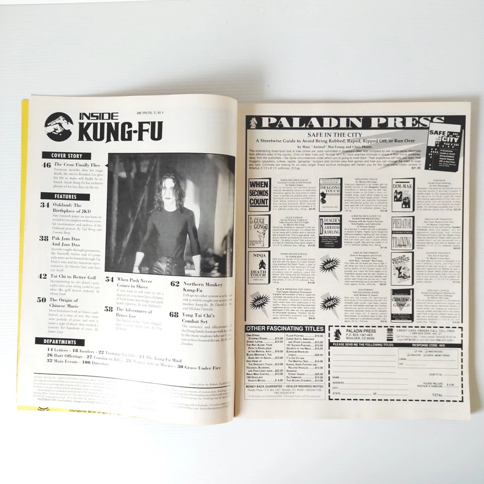 Inside Kung Fu Vintage USA magazine | June 1994 | The Crow Finally Flies - Image 3 of 4