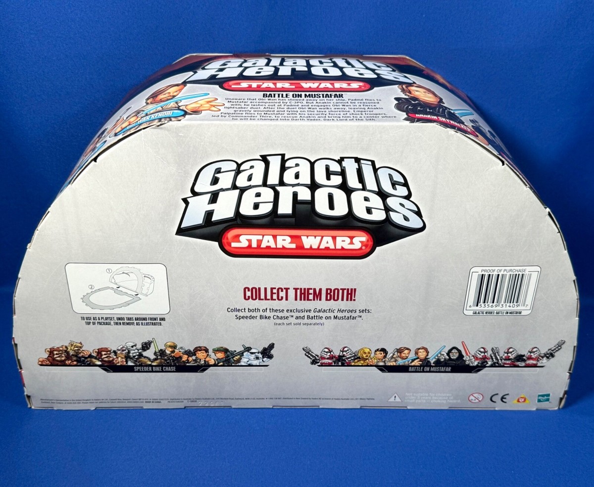 New - BATTLE ON MUSTAFAR - Star Wars GALACTIC HEROES 10 Figures 5