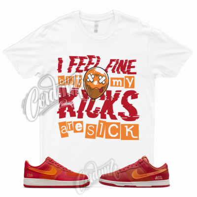 SICK T Shirt for Dunk Low ATL University Red Bright Crimson Atlanta Air Force 1