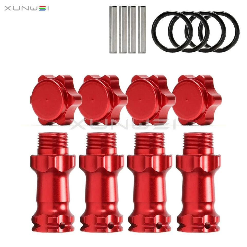 30mm Enhanced Mount Drive Nuts 17mm Wheel Hex #89108 for 1/8 HSP Redcat Himoto - Image 3 of 4