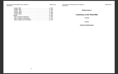 Matthew Henrys Complete Commentary Whole Bible (ALL 6 VOLUMES) PDF E-Book on CD - Picture 4 of 23