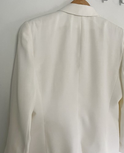 Jones New York Women’s 2 Piece Skirt Suit Ivory Gold Buttons Size 12 - Picture 8 of 24