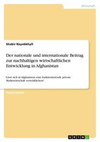 Shabir Nayebkhyll | Der Nationale Und Internationale Beitrag Zur Nachhaltigen...