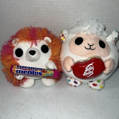 ZURU Snackles Heidi Hedgehog Mentos Barbara Lamb Jelly Belly 5  Plush Animals