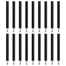 18 Pcs Wooden Colored Pencils Short Oil Based Colored Pencils, Black