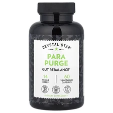 Crystal Star Parasite Purge 60 Veggie Caps Gluten-Free, GMP Quality Assured,