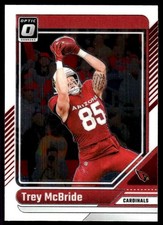 Trey McBride 2024 Donruss Optic #5 Cardinals NFL READ FREE SHIPPING AutographDen