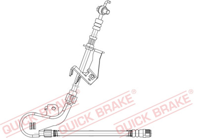 QUICK BRAKE Bremsschlauch für Citroën C5 III Break TD_ 2.0 HDi 165 RW_ RD_ 2.2
