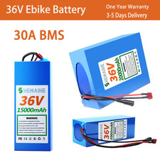 36V Battery 36 Volt 8Ah 15Ah 20Ah Electric Lithium Battery for 0-1000W Motor