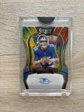 2023 Select Tommy DeVito Rookie Tie-Dye Auto /25 Prizm RC Giants Patriots 9/25