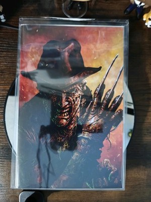 NYCC Exclusive   Birth of a Slasher (Freddy) Virgin /100 & Foil /50 +2 Wolf Var