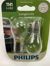 Philips 1141LLB2 Longerlife Back Up Lamp Light Bulb 1141 - 2 PACK