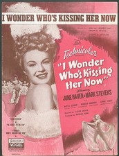 I Wonder Who's Kissing Her Now movie sheet music 1936