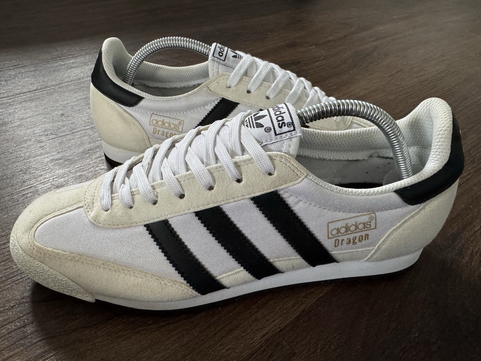 Adidas Dragon Hombre Nylon Terraza Zapatillas, Beige/Negro - Talla 9 (BB1270)