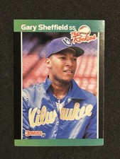 1989 Donruss The Rookies #1 Gary Sheffield Milwaukee Brewers RC