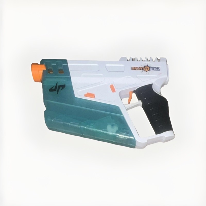 SplatRBall X DUDE PERFECT Gel Blaster   White Teal Orange 