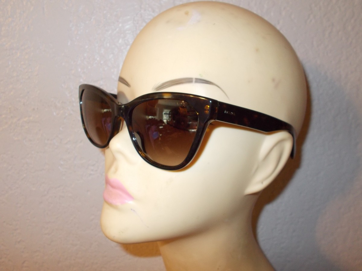 Prada SPR 15V 2AU-6S1 Tortoise Frame Brown Lenses Sunglasses  display picture 2
