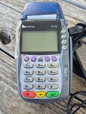 VX570 Payment Terminal, Dial-up, Ethernet, PCI PED, EMV Level 1/2 M257-050-04-NA
