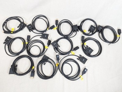 Lot of 12 Benfei Active DisplayPort Male to DVI-D Male Connector Cables 6ft New