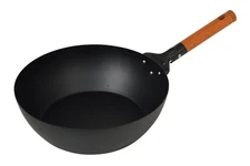 Pearl Metal Stir-Fry Pan, 28Cm, Iron, Induction And Gas , Burnista Hc-944_