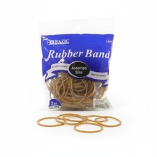 BAZIC Assorted Rubber Bands, 2 oz, General Purpose, Office Home, 1-Pack