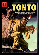 Tonto # 32 (6.0) 10/1958  Dell 10c Early Silver-Age Western Comic Lone Ranger