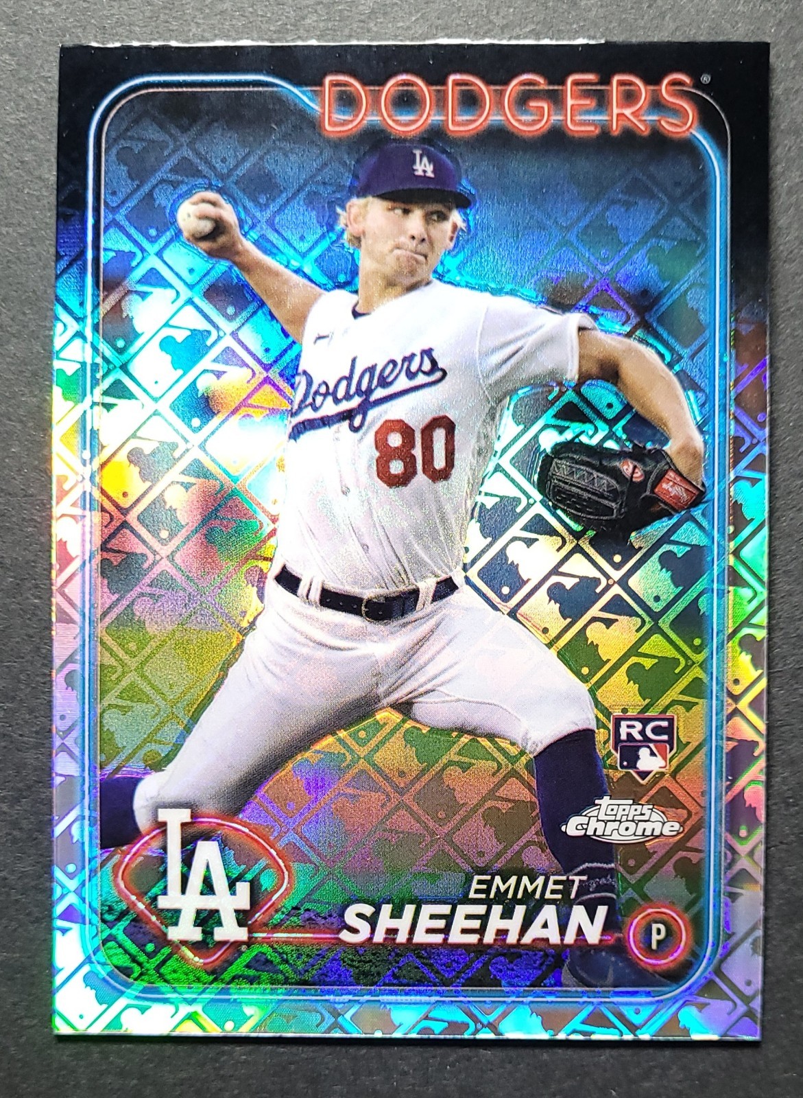 2024 Topps Chrome EMMET SHEEHAN Logofractor Refractor RC #221