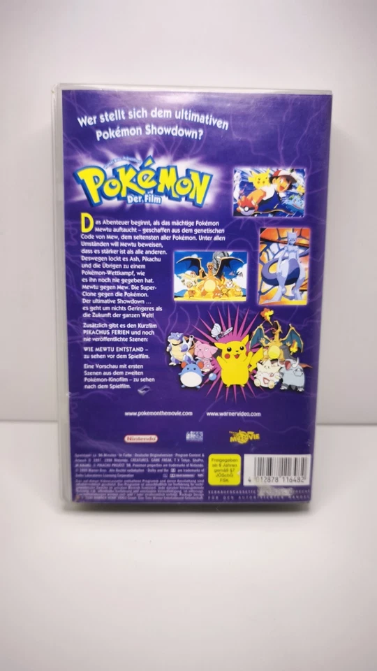 Pokémon: Der Film "Mewtu gegen Mew" + Insert | VHS | Warner Bros. 1999 - Bild 3 von 4