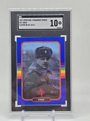 2023 Zerocool Stranger Things Dmitri Enzo Antonov Eleven Blue 10/11 SGC 10
