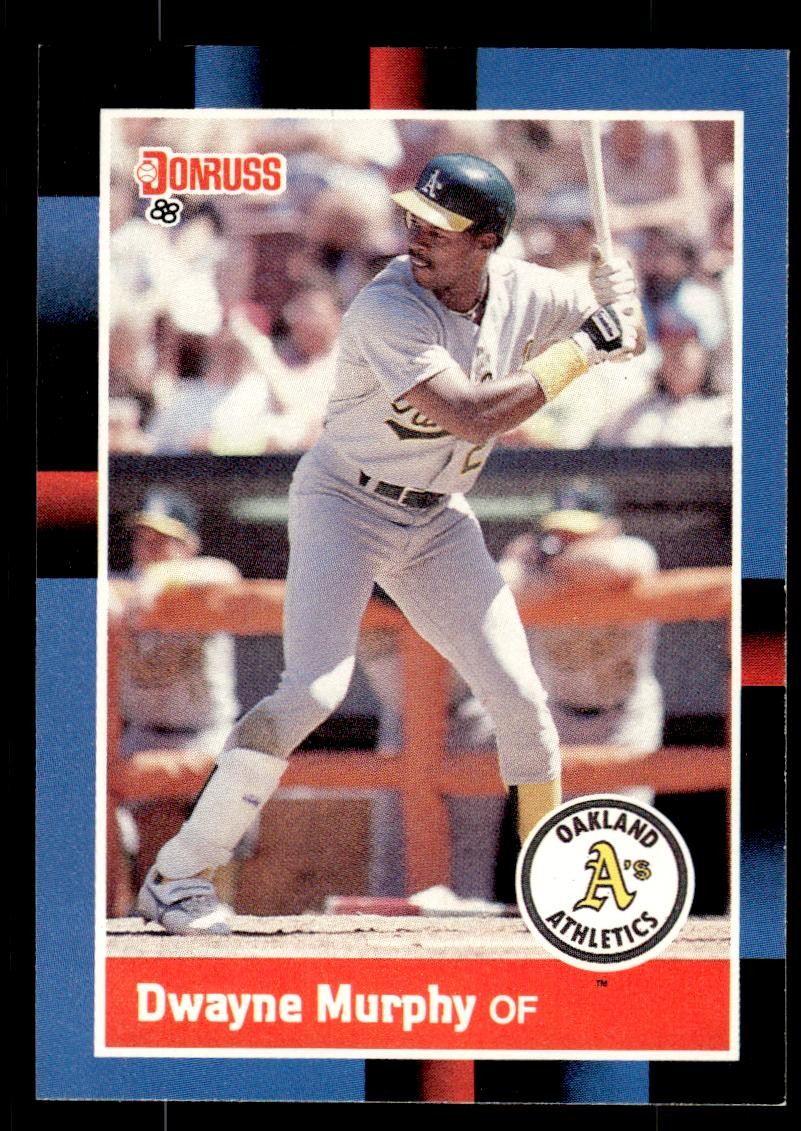 1988 Donruss #405b Dwayne Murphy Oakland Athletics