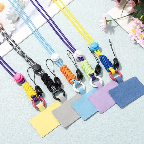 Crossbody Phone Safety Tether Patch Phone Lanyard Hanging Neck Cord Nylon Strap - Photo 11 sur 17
