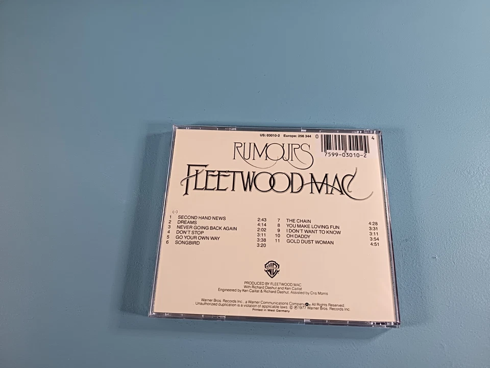 Fleetwood Mac - Rumours - Musik CD Album - Bild 3 von 3