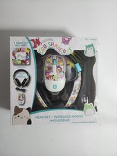 Squishmallows Tech Set Keyboard Mouse Headset Works No Mouse Pad Pre Owned