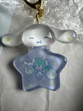 Sanrio MAX LIMITED 1 CINNAMOROLL HATSUNE MIKU Hanger Keychain Backpack Bag Clip