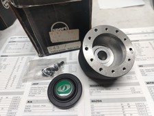 MOZZO + PULSANTE CLACSON STERZO VOLANTE INNOCENTI MINI 90 120 DE TOMASO. Nuovo 