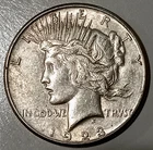 SILVER PRICE CRASH! . 1923-S Silver Dollar @ MELT*
