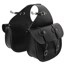 Western Horse Leather Saddle Bag Heavy Duty Traditional Trail Ride  Saddle Bag.