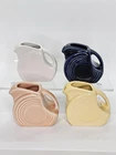 Fiesta Mini Disc Pitcher Creamer 4 Piece Lot Cobalt Yellow Pink White HLC