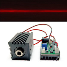 High Power 650nm 200mW Red Line Laser Diode Module w/ TTL Long-time Working