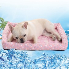 Cat Dog Cooling Pet Mat - Summer Ice Bed Washable Non-Slip Waterproof Pet Pad