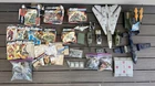 Vtg 80s Hasbro GI JOE Lot SKYSTRIKER Cobra Rattler FIGURES Parts ACCESSORIES