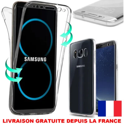 Coque Housse 360 Silicone pour Samsung S8 S9 10 20 21 22 A03s A13 A23 A33 5G M23