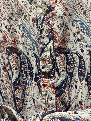 INDIGO ROSE Long Dress for women size L in Chiffon with V-neck
